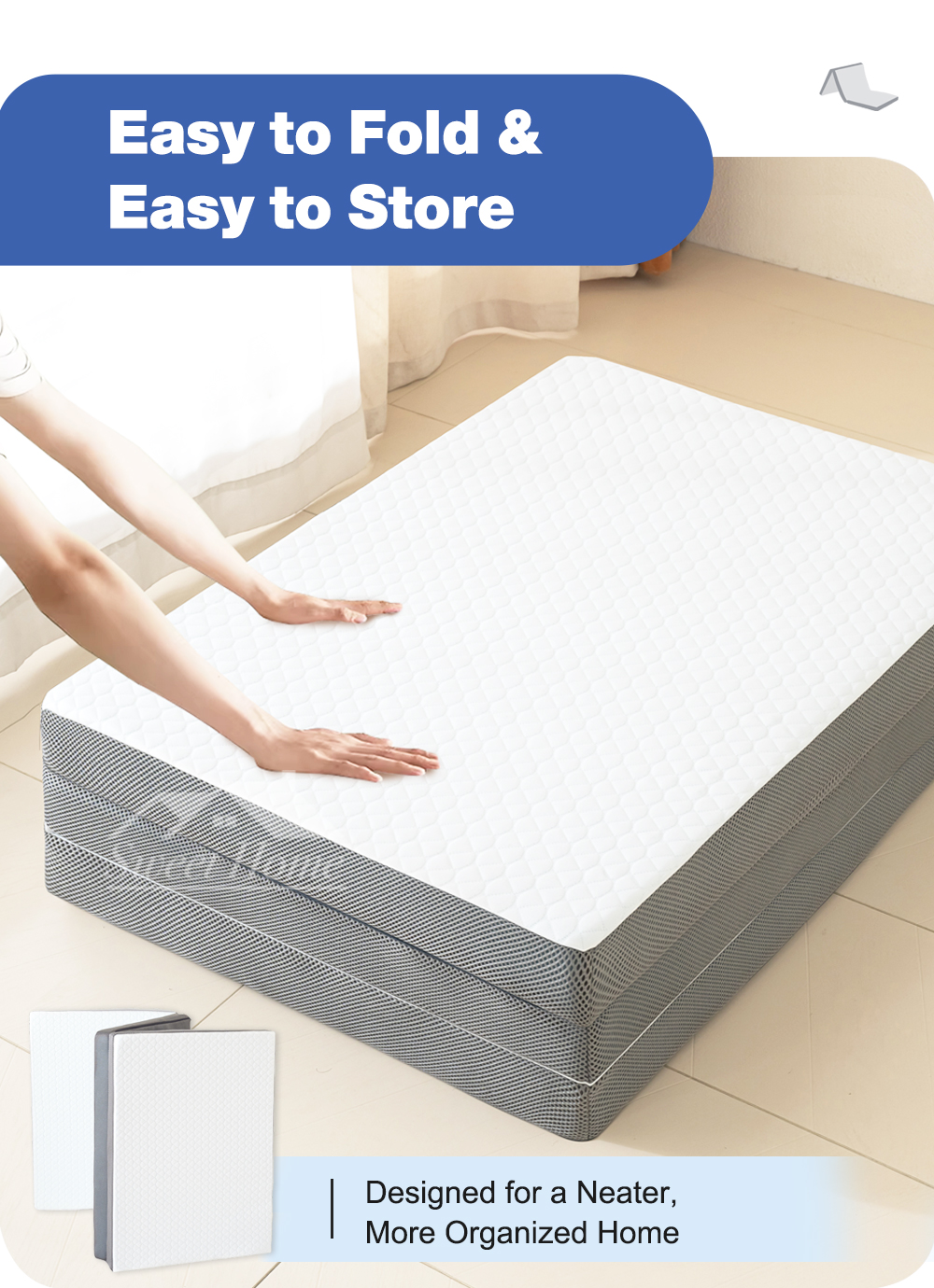Sweet Home Three Fold Bed Mattress-9